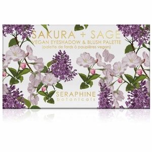 Seraphine Botanicals Sakura + Sage Vegan Eyeshadow and Blush Palette